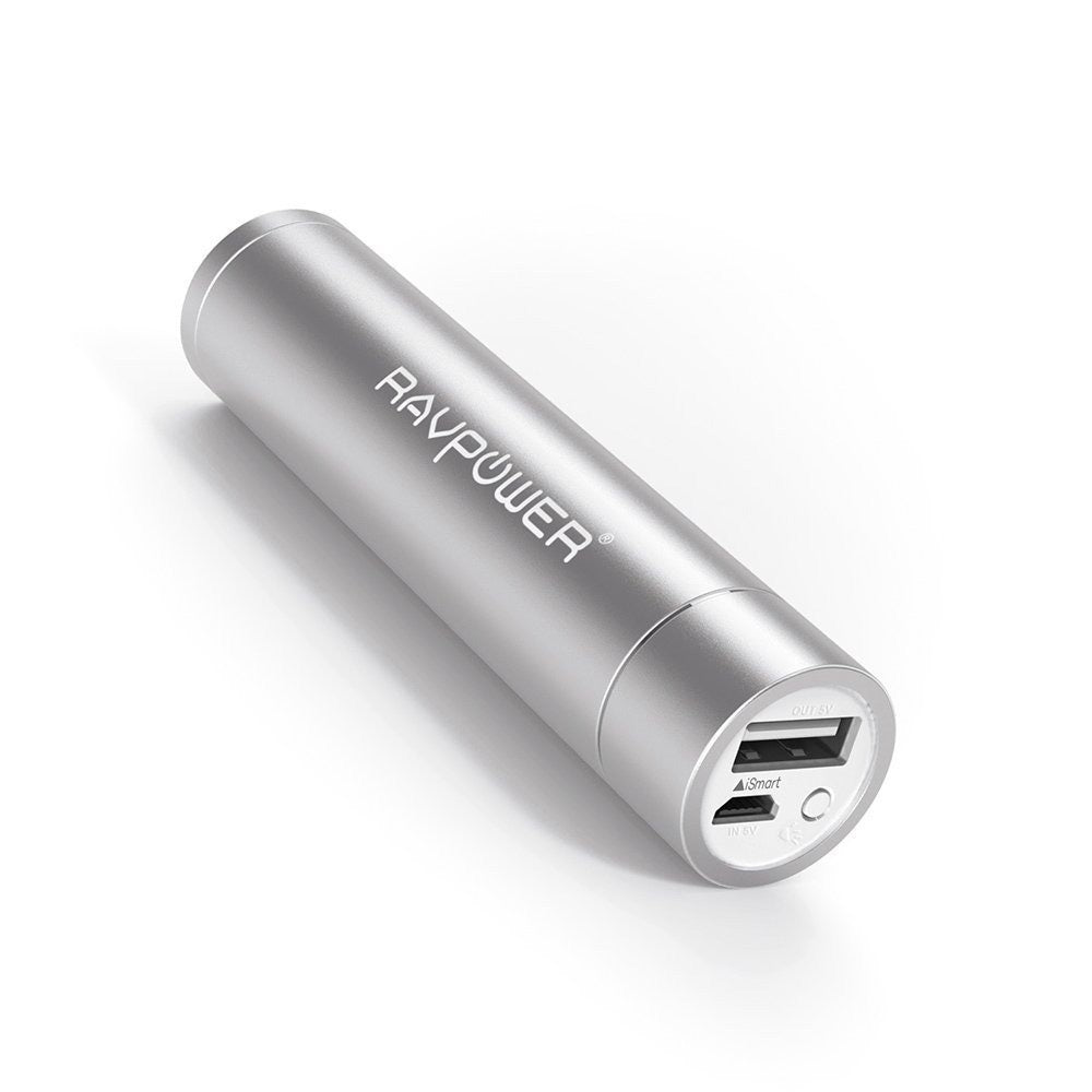 Batería Externa RavPower 3,200 mAh Plateada