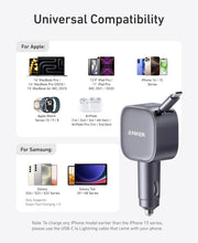 Cargador Anker para Carro USB-C 75W