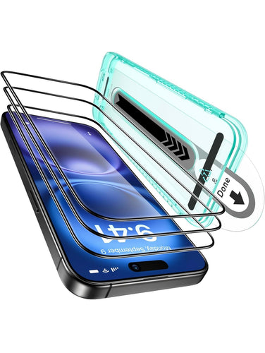 Vidrio Templado iPhone 16/15 3Pack