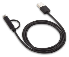 Cable IXCC USB A a Lightning/Micro USB 1 Metro